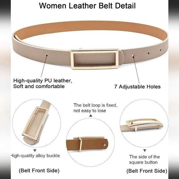 NWOT Leather Belts - Picture 4 of 8